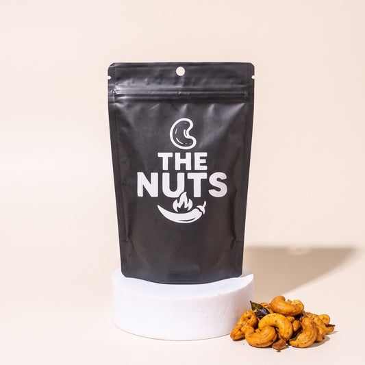 The Nuts 50g snack pouch with spicy cashews