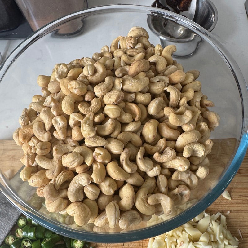 Whole cashews